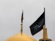 Mashhad’s shrine covered in black on Hazrat Zahra’s (SA) martyrdom anniversary