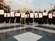Students participate in art exhibition within festival of Fatimi season of Sorrows in Karbala Students participate in art exhibition within festival of Fatimi season of Sorrows in Karbala