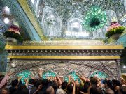 اقامه نماز عید فطر در حرم امام رضا(ع)