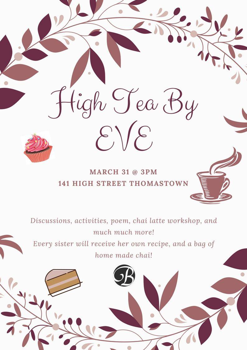 high tea