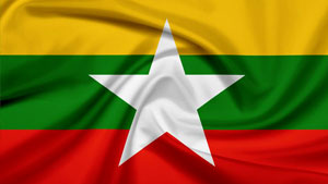 Burma flag